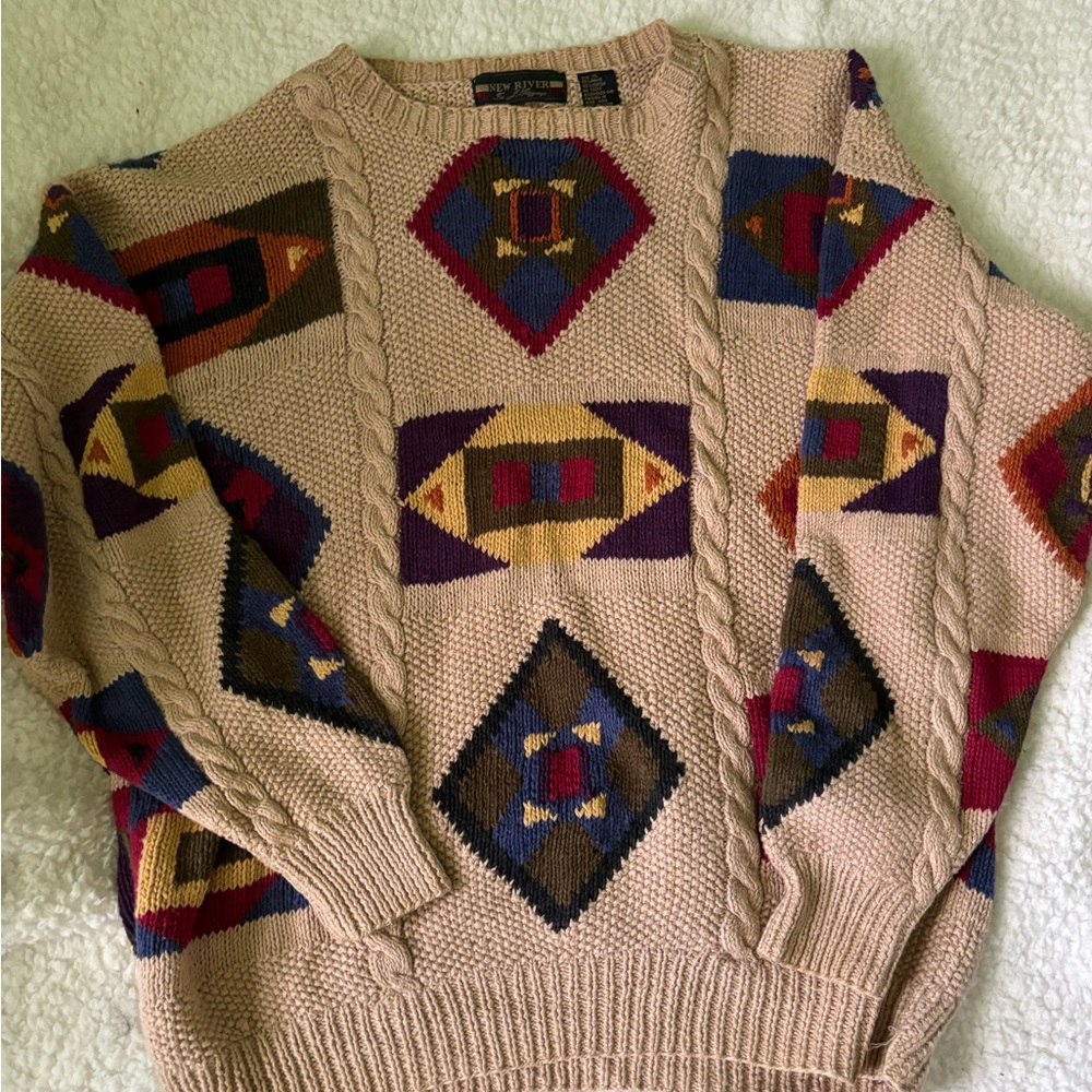 Vintage new River sweater